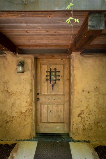 indigo cottage front door