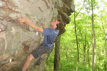 rock climbing